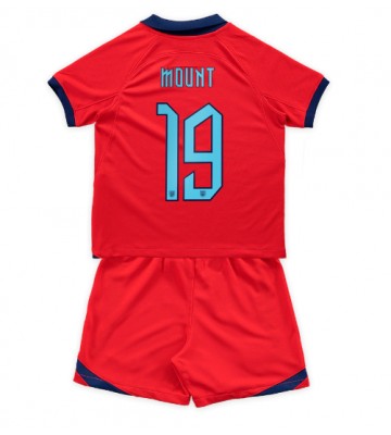 England Mason Mount #19 Bortedraktsett Barn VM 2022 Kortermet (+ Korte bukser)